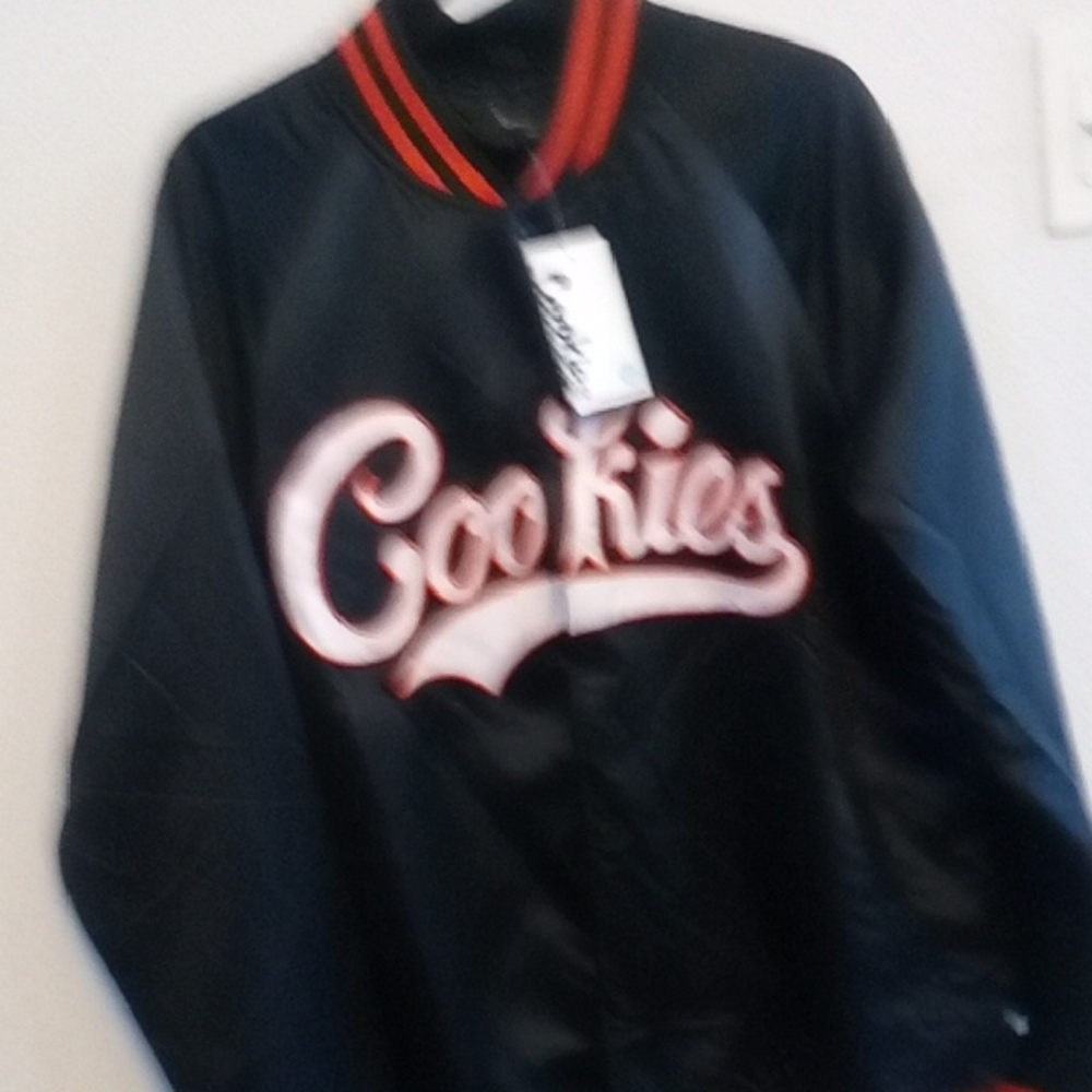 Zumiez Black and Orange Cookies "Bomber"Jacket